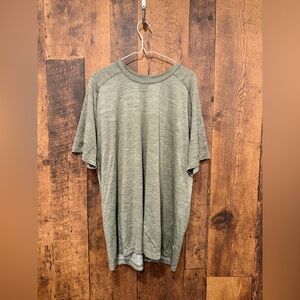 Lululemon Men's metal vent Olive Green T-Shirt XXL EUC
